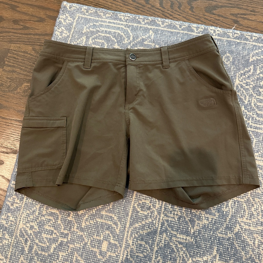 North Face Olive Shorts